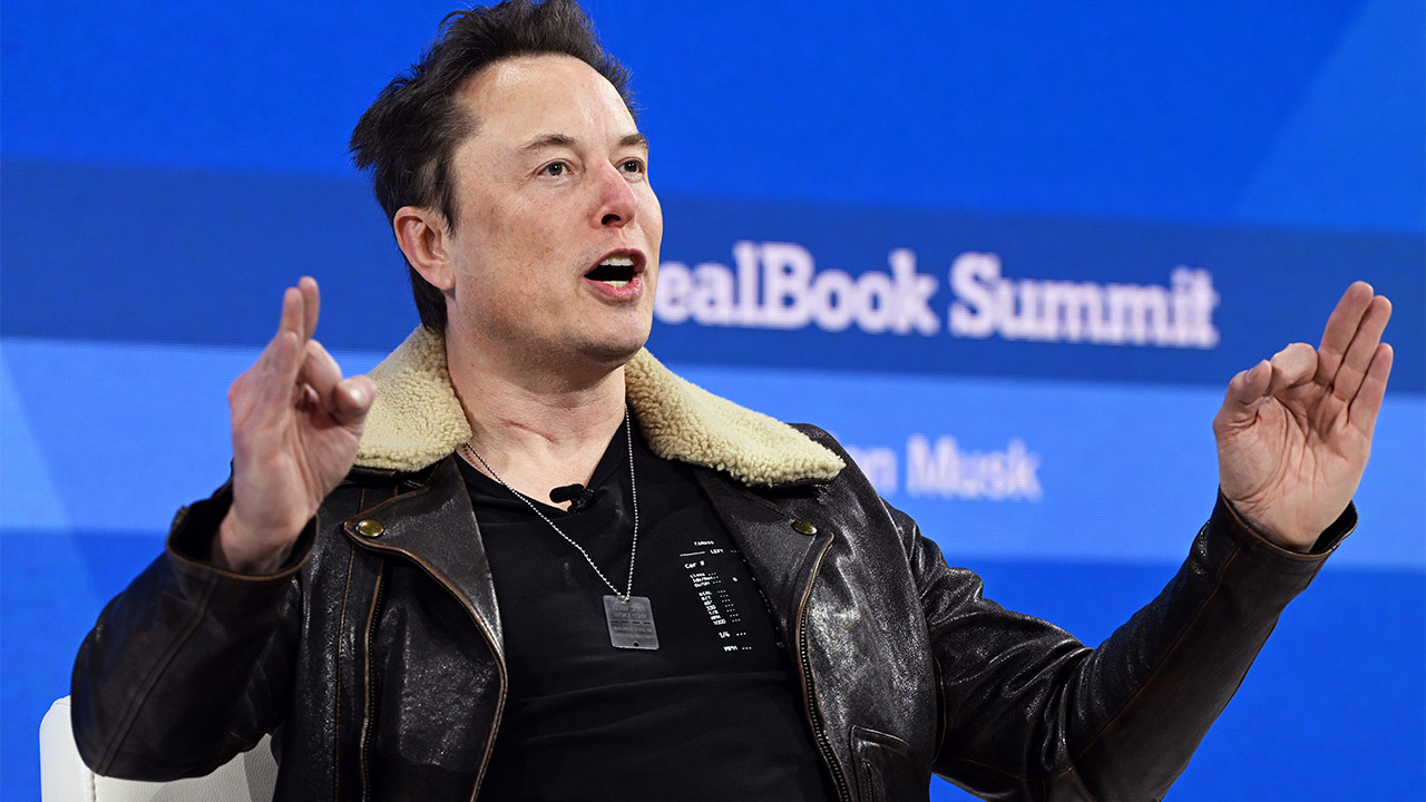 Portrait of Elon Musk